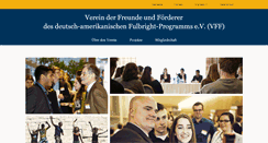 Desktop Screenshot of fulbright-vff.de