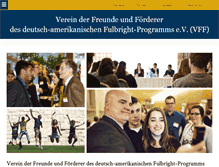 Tablet Screenshot of fulbright-vff.de